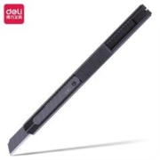 限移动端：deli 得力 小型美工刀 60°黑刃 单把装