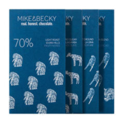 MIKE&BECKY 迈克和贝琪 mikebecky 迈克和贝琪 比利时进口 黑巧克力排块 60g