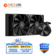 ID-COOLING FX240 一体式CPU水冷散热器 黑色无光台式电脑主机水冷 12CM温控风扇 适用LGA1200/1700/AM4/5