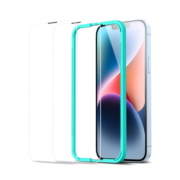 亿色【3片】适用苹果14/13钢化膜iPhone13/13pro/14手机膜高清防尘无边防指纹贴膜全屏覆盖不顶手机壳保护膜