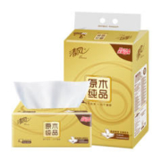Breeze 清风 抽纸 原木金装3层150抽*3包M码 亲肤无刺激 卫生纸 纸巾 餐巾纸