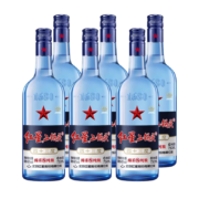 88VIP：北京红星二锅头 蓝瓶绵柔8纯粮 43%vol 清香型白酒 750ml*6瓶