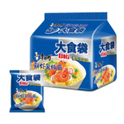 PLUS会员：康师傅 大食袋 鲜虾鱼板面 5袋*2件