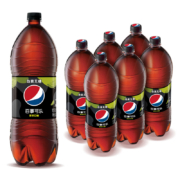 百事可乐 无糖 Pepsi 青柠味 碳酸饮料 汽水 大瓶 2L*6瓶 饮料整箱