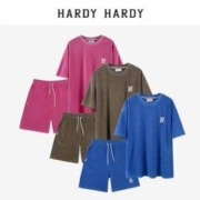 HARDY HARDY 2023夏新款圆领短袖T恤和五分短裤套装男女同款两件套