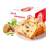 麦初心语 整箱800G全麦坚果厚切吐司手撕面包核桃即食能量代早餐儿童零食品