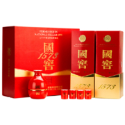 88VIP：泸州老窖 国窖1573红釉礼盒52度500ml*2瓶浓香型白酒送礼含酒具