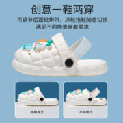 88VIP会员：BoBDoG 巴布豆 清仓巴布豆儿童拖鞋夏季男童女童宝宝洞洞鞋室外防滑浴室小童卡通