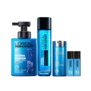 欧莱雅（LOREAL）男士水能氨基酸补水套装洗面奶水乳男士护肤品生日新年礼物送男友