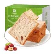 88vip：良品铺子红枣全麦吐司面包整箱1kg*7件