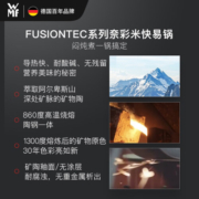 WMF德国福腾宝高压锅原装进口奈彩米防爆家用不锈钢压力锅燃气电磁炉 奈彩米RDS快易锅4.5L(樱桃红)