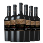京东百亿补贴:MONTES蒙特斯家族珍藏赤霞珠干红酒智利进口葡萄酒750ml*6
