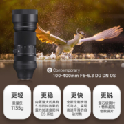 适马（SIGMA）100-400mm F5-6.3 DG DN OS｜Contemporary 全画幅无反 微单 长焦镜头（富士X卡口）