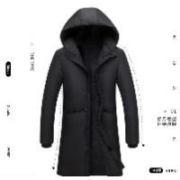 VANCL 凡客诚品 男士白鸭绒中长款羽绒服