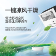 松下（Panasonic）FV-RB20KS2 浴霸 风暖 集成吊顶式 多功能暖浴快 珍珠白