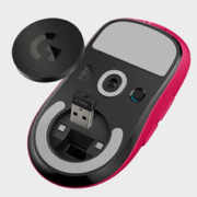 限移动端、京东百亿补贴：logitech 罗技 无线鼠标gpw二代游戏鼠标无线电竞狗屁王二代人体工学无线双模机械轻量化63g GPW2代粉色