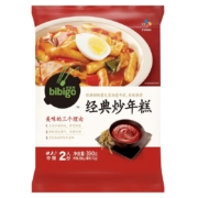 必品阁（bibigo）韩式经典微辣炒年糕条 390g  2人份