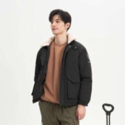 BOSIDENG 波司登 工装外套休闲仿羊羔绒拼接轻休闲保暖羽绒服