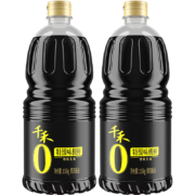 千禾 0添加味极鲜特级调味酱油1.52kg*2瓶+赠106ml