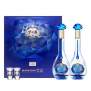 YANGHE 洋河 梦之蓝M3水晶版礼盒装 绵柔浓香型 52%vol 550mL双瓶礼盒装