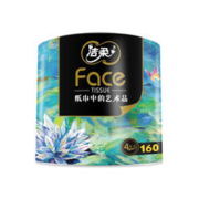 C&S 洁柔 卷纸 油画Face 加厚4层160g卫生纸*27卷 细韧柔滑 环保易降解