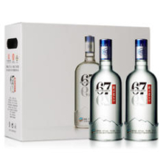 衡水老白干 冰峰 老白干香型白酒 67度 750ml*2瓶 礼盒装 高度白酒年货送礼