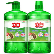 Liby 立白 茶籽洗洁精1.45kg*2瓶去污洁净99%除菌轻松去油不伤手
