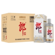 需要首购礼金：LANGJIU 郎酒 郎牌郎酒 2021年纪念版灰太郎 53度 酱香型白酒 500mL*12瓶 整箱
