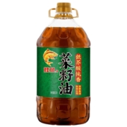 鲤鱼低芥酸纯香 物理压榨  非转基因 含亚麻酸 菜籽油5L