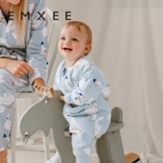 EMXEE  嫚熙 加厚恒温豆豆绒睡袋 M234E050001