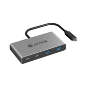 AENZR恩泽扩展坞type-c拓展坞usb3.2gen2转换器4k60Hz网线m2苹果mac笔记本 6合1USB-C转接头电脑10Gbps分线ipad HDMI千兆网口桌面Typec3.2雷电4双C