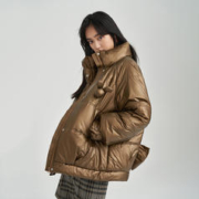 限尺码：INMAN 茵曼 甜酷风保暖面包服 1814319HM283