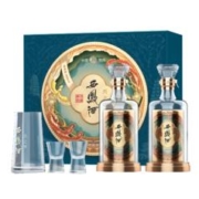 西凤酒 兴之梦大唐荣耀文创礼盒 52度凤香型白酒 20年窖藏白酒礼盒2瓶