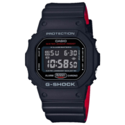 卡西欧（CASIO）手表男G-SHOCK巨G经典小方块头文字D防水运动方形男表 DW-5600HR-1