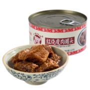 小猪呵呵 红烧瘦肉罐头 340g 方便速食罐头 方便菜肴 户外食品
