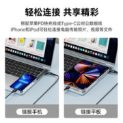 BASEUS 倍思 USB公转Type-c母USB3.1转接头接U盘OTG数据线 黑