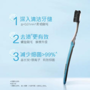 Colgate 高露洁 软毛牙刷家庭装情侣组合装炭旋丝男女士专用清洁工具10支装