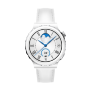 华为HUAWEI WATCH GT 3 Pro 白色真皮表带 42.9mm表盘 华为手表 运动智能手表 腕上微信 女性生理周期管理2.0