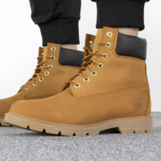 添柏岚（Timberland）男鞋马丁靴踢不烂秋冬 户外经典英伦复古牛皮工装大黄靴18094 18094W/小麦色 偏大半码 43