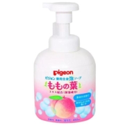 【自营】日本进口 贝亲婴儿桃叶精华洗发沐浴露二合一泡沫型450ml