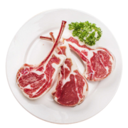 东来顺 草原羔羊法式羊排 500g/袋 战斧羊排 内蒙羊肉烧烤食材 羊肉生鲜 约6支 家庭*1袋