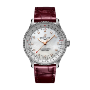 百年灵（BREITLING）航空计时1系列 A17395211A1P2 自动机械女表 A17395211A1P2