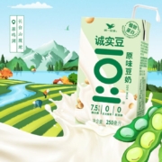 统一 诚实豆原味豆奶 早餐无添加奶 250ml*6盒