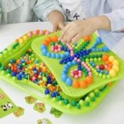 蘑菇钉拼图 海洋款 圆形颗粒