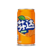 Fanta 芬达 可口可乐（Coca-Cola）含糖芬达200ml*24罐