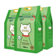 有券的上：AATURELIVE N1爱宠爱猫 甄茶系列 甄绿茶豆腐砂 3.7kg*3包