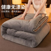 kaseen 开诚 牛奶绒纤维被秋冬被 8斤 200*230cm 烟雨灰