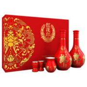 LANGJIU 郎酒 红花郎红十 53度酱香型白酒 500mL 2瓶 礼盒装（含礼品袋）