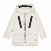HAZZYS 哈吉斯 男童中长款厚羽绒服