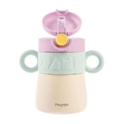 Phanpy 小雅象 婴幼儿童保温水杯吸管学饮一岁小月龄宝宝外出奶瓶鸭嘴防呛